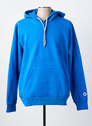 Sweat-shirt à capuche poches manches longues bleu SWEET PANTS homme