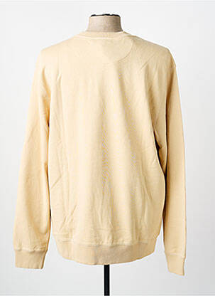 Sweat-shirt stretch manches longues beige MAISON LABICHE homme