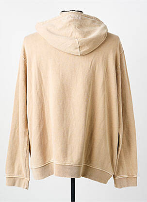 Sweat-shirt à capuche poches manches longues beige SWEET PANTS homme