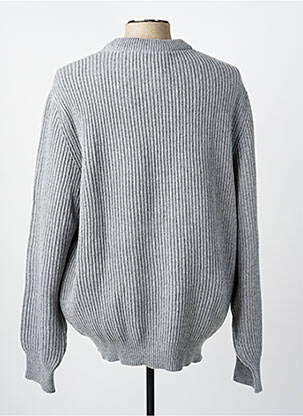 Pull stretch manches longues gris MAISON LABICHE homme