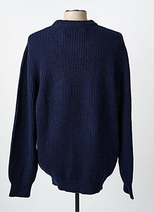 Pull stretch manches longues bleu MAISON LABICHE homme