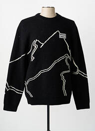 Pull stretch manches longues noir MAISON LABICHE homme