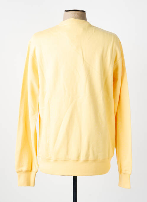 Sweat-shirt manches longues manches longues jaune JONSEN ISLAND homme