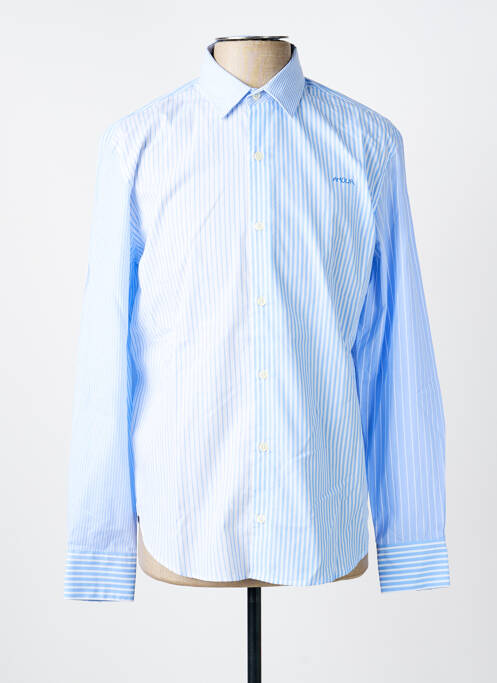 Chemise manches longues bleu MAISON LABICHE homme
