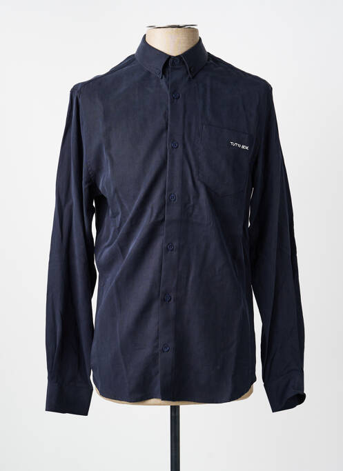 Chemise manches longues noir MAISON LABICHE homme