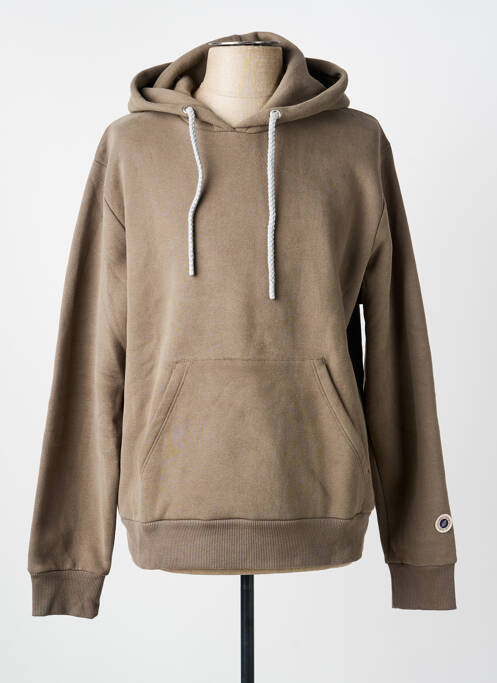 Sweat-shirt à capuche gris SWEET PANTS homme