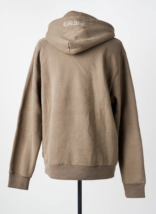 Sweat-shirt à capuche gris SWEET PANTS homme