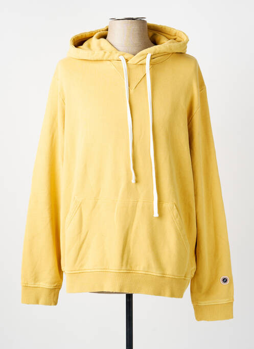 Sweat-shirt à capuche jaune SWEET PANTS homme