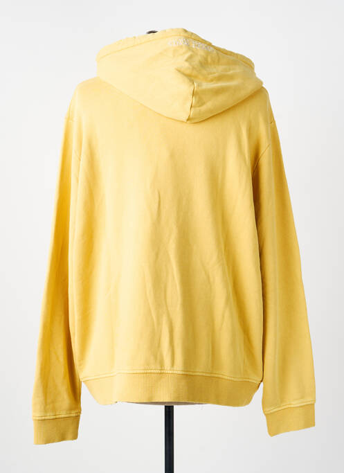 Sweat-shirt à capuche jaune SWEET PANTS homme