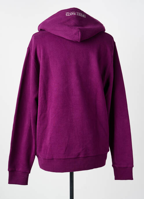 Sweat-shirt à capuche violet SWEET PANTS homme