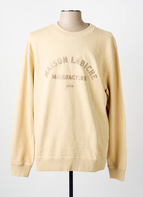 Sweat-shirt beige MAISON LABICHE homme