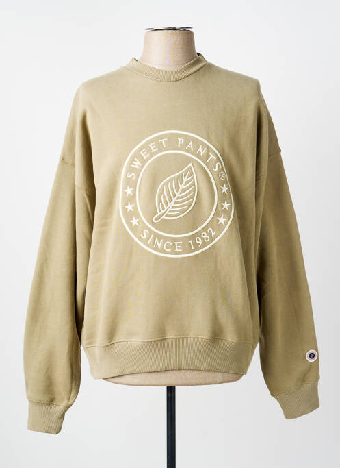 Sweat-shirt vert SWEET PANTS homme