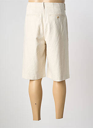 Bermuda taille à pinces taille haute beige AMERICAN VINTAGE homme