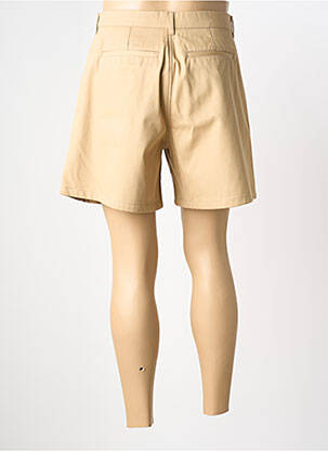 Short tissage popeline taille haute beige AMERICAN VINTAGE homme