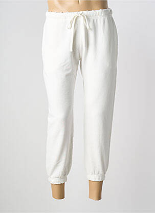Jogging tissage jersey taille normale blanc SWEET PANTS homme