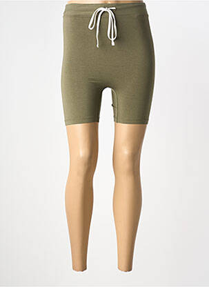 Cycliste tissage jersey taille normale vert SWEET PANTS femme