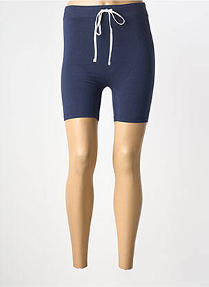 Cycliste tissage jersey taille normale bleu SWEET PANTS femme