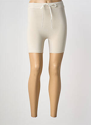 Cycliste tissage jersey taille normale beige SWEET PANTS femme