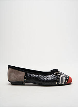 Ballerines tissage satiné talon plat jusqu'à 3cm orange REQINS femme