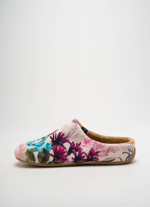 Chaussons/Pantoufles rose VERBENAS femme