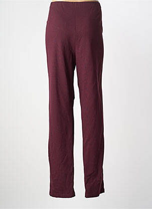 Pantalon slim taille élastique violet GRIFFON femme
