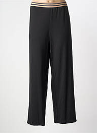 Pantalon droit stretch taille normale noir WALTRON femme