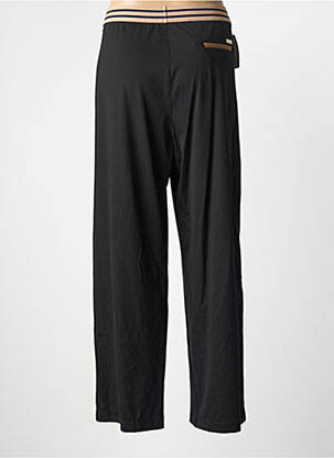 Pantalon droit stretch taille normale noir WALTRON femme