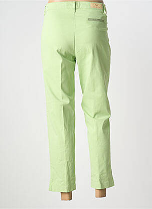 Pantalon 7/8 stretch taille basse vert WALTRON femme