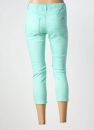 Jegging tissage popeline taille normale vert S.QUISE femme