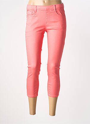 Jegging tissage popeline taille normale orange S.QUISE femme