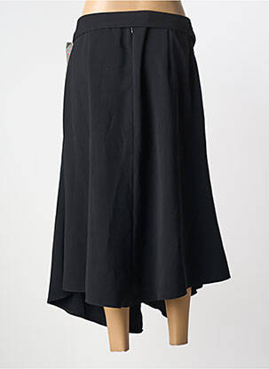 Jupe longue coupe asymétrique noir VICTORIA VELIANI femme