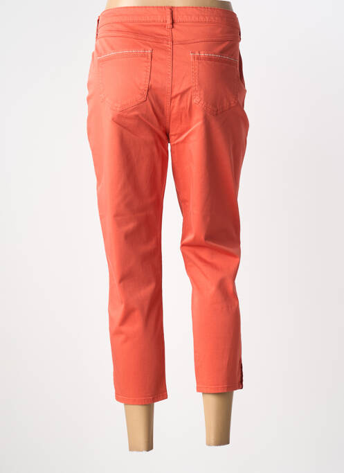 Pantacourt orange FRANCE RIVOIRE femme