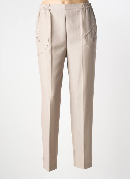 Pantalon slim beige PLURIELLES femme
