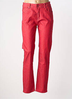 Pantalon slim stretch taille normale rouge S.QUISE femme