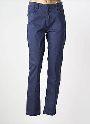 Pantalon slim stretch taille normale bleu S.QUISE femme