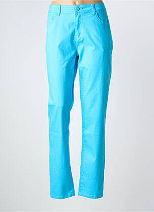 Pantalon slim stretch taille normale bleu clair S.QUISE femme