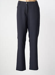 Pantalon slim taille élastique taille normale bleu PLURIELLES femme
