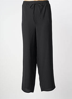 Pantalon droit tissage crêpe taille normale noir GREGORY PAT femme