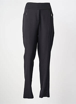 Pantalon slim taille normale taille normale noir GUY DUBOUIS femme