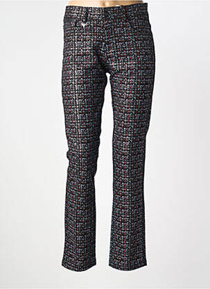 Pantalon slim stretch taille normale noir S.QUISE femme