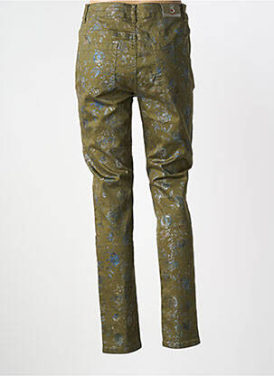 Pantalon slim stretch taille normale vert S.QUISE femme