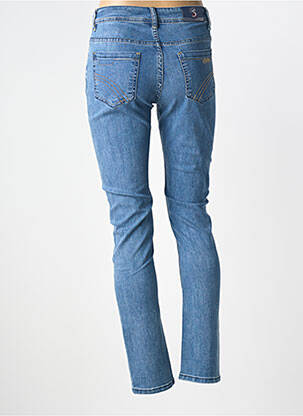 Jeans coupe slim tissage brut taille normale bleu clair S.QUISE femme