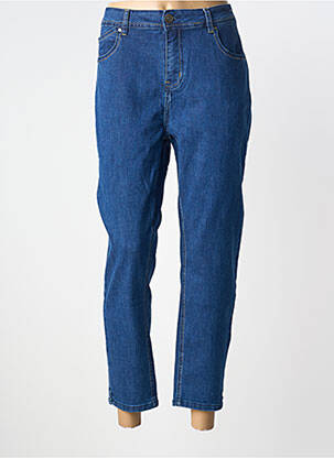 Jean coupe mom stretch taille normale bleu S.QUISE femme