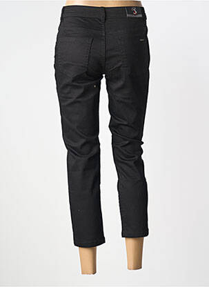 Pantacourt stretch taille normale noir S.QUISE femme