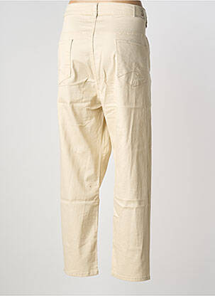 Pantalon slim stretch taille normale beige S.QUISE femme