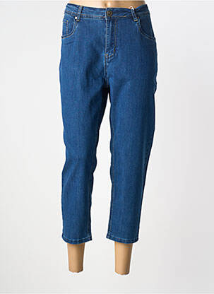 Pantacourt stretch taille normale bleu S.QUISE femme