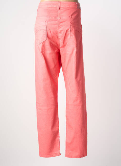 Pantalon droit stretch taille normale rose S.QUISE femme