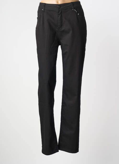 Pantalon slim stretch taille normale noir S.QUISE femme