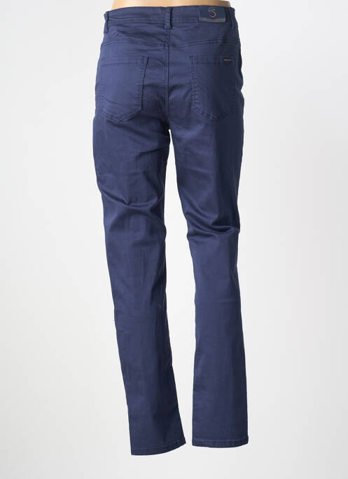 Pantalon slim stretch taille normale bleu S.QUISE femme