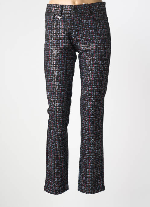 Pantalon slim stretch taille normale noir S.QUISE femme